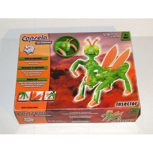 Capsela Insector La Science S'amuse Creations Educatif Robot Insectes Mecaniques Iq Builders