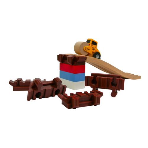 5 Adaptateurs Doubles Duplo Pour Train Brio, Ikea, Lidl, Oxybul