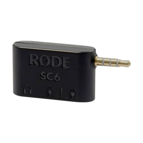 Boîtier adaptateur jack RODE SC6 entrée/sortie audio pour smartphones et tablettes