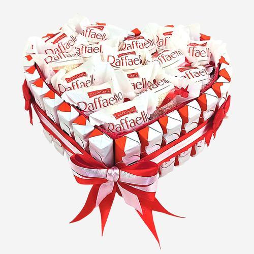 Cadeau chocolat Anniversaire gâteau KINDER Raffaello insolite personnalisé  Saint Valentin Coffret gourmandises Original Femme