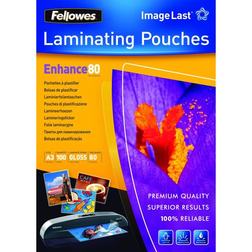 Fellowes - 100 - A3 (297 x 420 mm) pochettes plastifiées