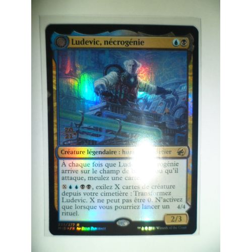 Ludevic Nécrogénie - Innistrad Chasse De Minuit 233/277 Rare - Magic Vf - Foil Avant-Première 2021