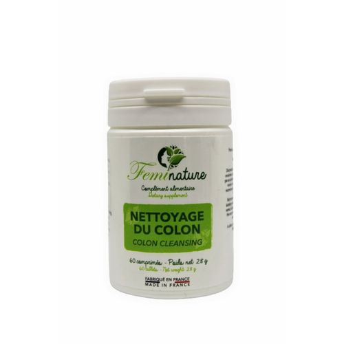 Nettoyage Du Colon 100% Vegan – Diurétique Rétention D'eau – Flore Intestinale – Ventre Plat Homme Femme – Gaz Intestinaux Et Ballonnements – 60 Comprimés 100% Naturels Fabriqués En France 