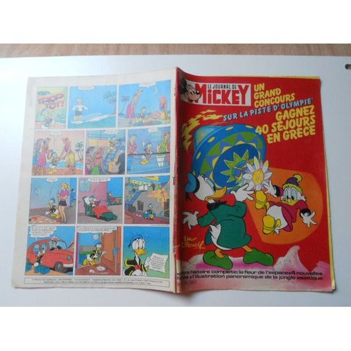 Journal De Mickey 1619 Be+ Avec Fiches Et Mini Poster