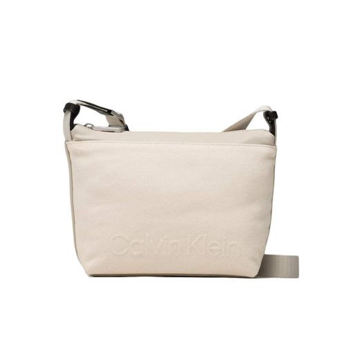 Sac bandoulière Calvin Klein Connect Wb Xbody Femme Beige