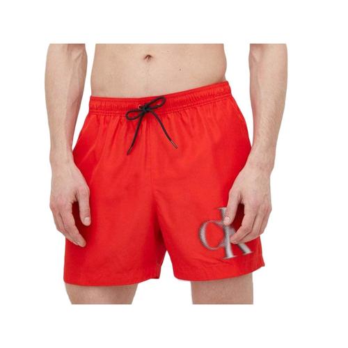 Maillot De Bain Calvin Klein Drawstring Homme Rouge