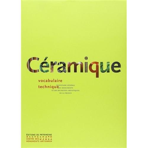 Céramique - Vocabulaire Technique