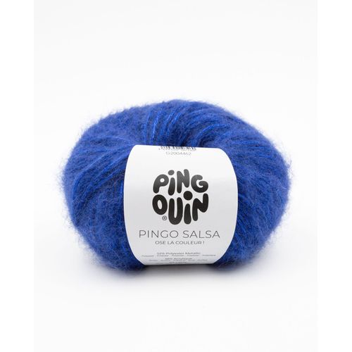 Pingouin - Pelote De Laine Pingo Salsa De 50g - Laine À Tricoter - 38% Acrylique,5% Laine,52% Polyester,5% Viscose - Aiguille N°6 - Couleur Bleu