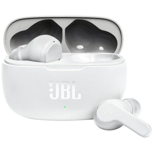 JBL Wave 200TWS - Écouteurs sans fil avec micro - intra-auriculaire - Bluetooth - blanc