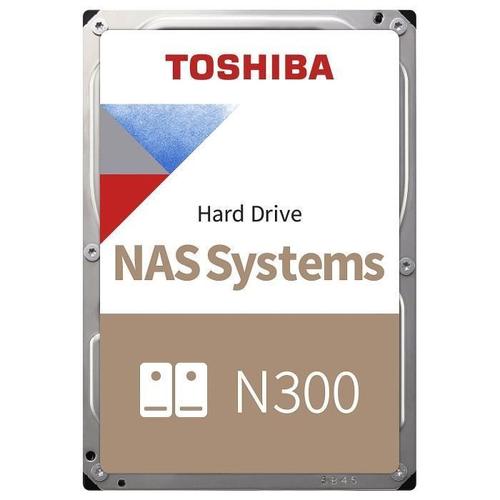 Toshiba N300 NAS - Disque dur - 4 To - interne - 3.5" - SATA 6Gb/s - 7200 tours/min - mémoire tampon : 256 Mo