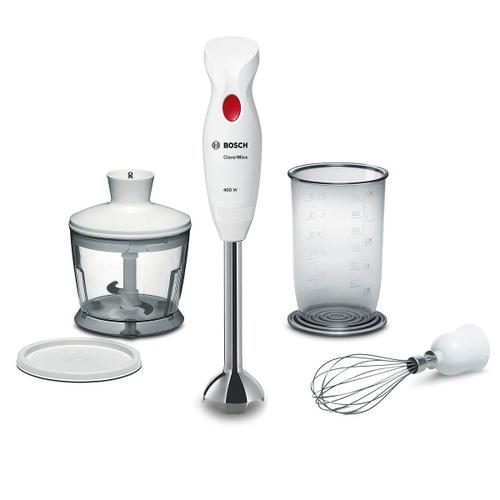 Bosch CleverMixx MSM24500 - Mixeur à main - 400 Watt - blanc/rouge