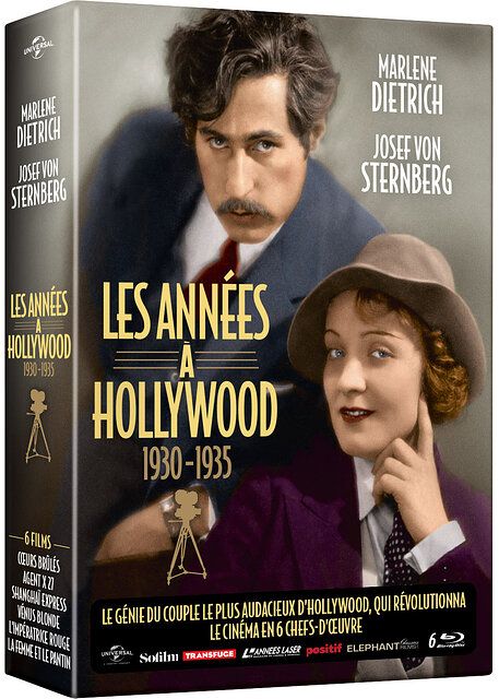 Marlene Dietrich - Josef Von Sternberg - Les Années À Hollywood 1930 À 1935 - Coffret 6 Films - Pack - Blu-Ray