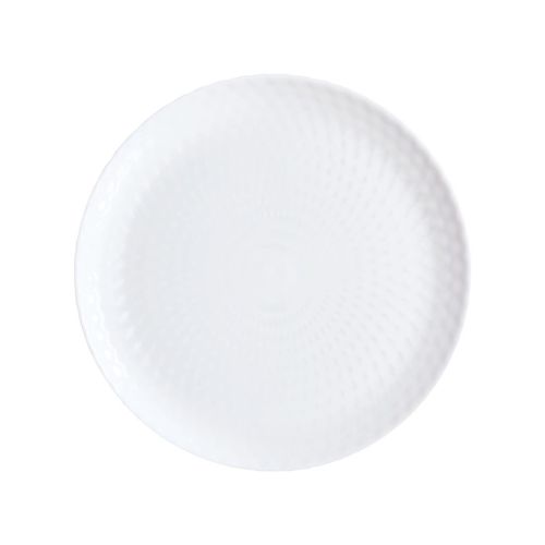 Assiette Plate Blanche 25 Cm Pampille - Luminarc