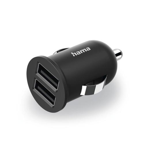 Chargeur Usb Dble Pr Allume-Cigares, Adapt. Chrge Pr Voit., 2,4a/12w