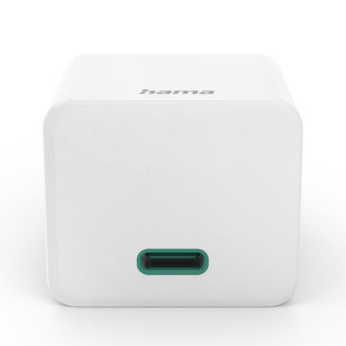 Chargeur rapide, USB-C, PD/Qualcomm®/GaN, mini-chargeur, 30 W, Blanc