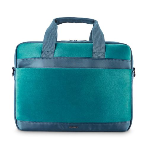 Sacoche d'ordin. port. "Velvet" jus. 34 - 36 cm (13,3"-14,1"), pétrole