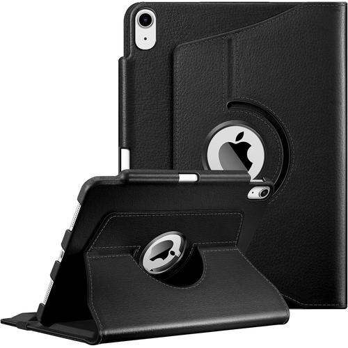 Coque Pour Ipad Air 11 Pouces 2024 M2 / Ipad Air 5 2022 / Ipad Air 4 2020 10.9"" - [Rangement De Stylet] Étui Rotatif À 360° Housse Pivotante Pochette Veille/Réveil Auto, Noir