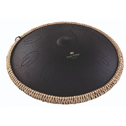 Meinl Sonic Energy Octave Steel Black Tongue Drum, 16 Pouces, D Kurd, 9 Notes