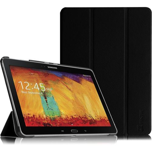 Coque Pour Samsung Galaxy Note 10.1 (2014) /Galaxy Tab Pro 10.1 T520/T525 - Étui Housse En Cuir Pu Coque De Protection Cover Avec Fonction Sommeil/Réveil Automatiaque, Noir