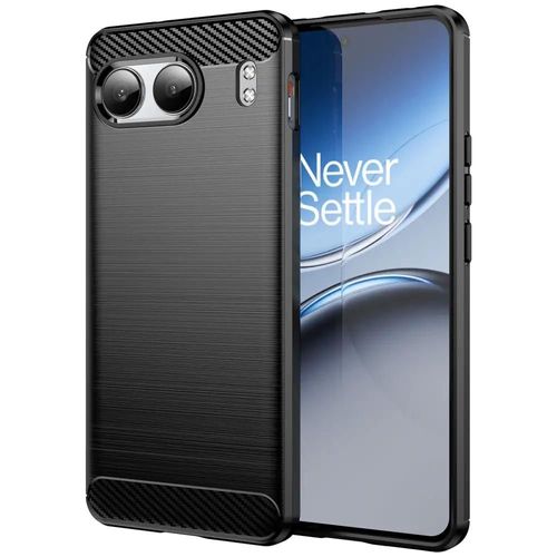 Coque Pour Oneplus Nord 4 - Housse Etui Silicone Gel Carbone + Film Ecran - Noir