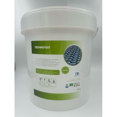Peinture toiture - Impermeabilité, rénovation,consolidation et décoration du support - Brun - Jerrican de 20 litres