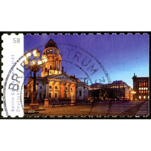 Timbre Oblitéré Deutschland, Berlin Gendarmenmarkt , 2013, 58