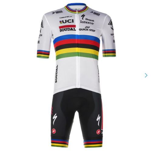 Maillot De Cyclisme Manches Courte Quick Step Et Cuissard A Velo