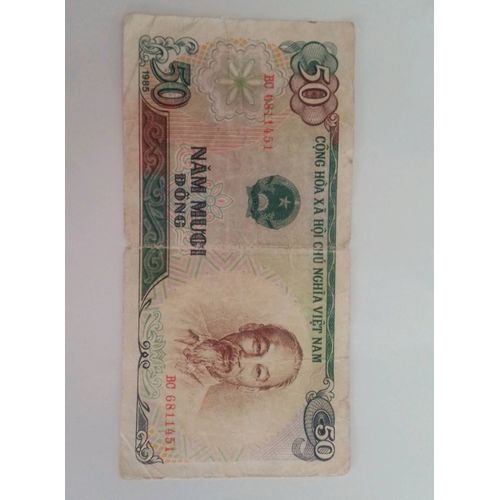 Billet 50 Dong Viet Nam 1985