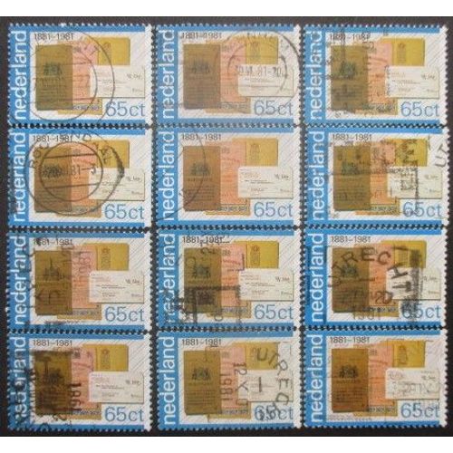 Pays-Bas N°1152 X 12 Oblitéré
