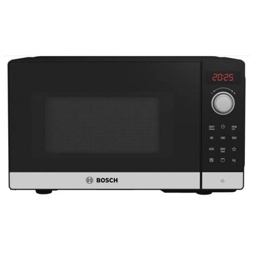 Bosch Serie 2 FEL023MS2 micro-onde Comptoir Micro-ondes uniquement 20 L 800 W Noir, Acier inoxydable