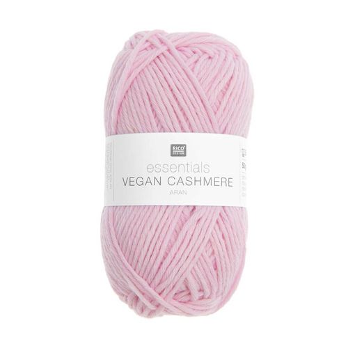 Fil À Tricoter Essentials Vegan Cashmere Aran - Rico Design 04 Rose