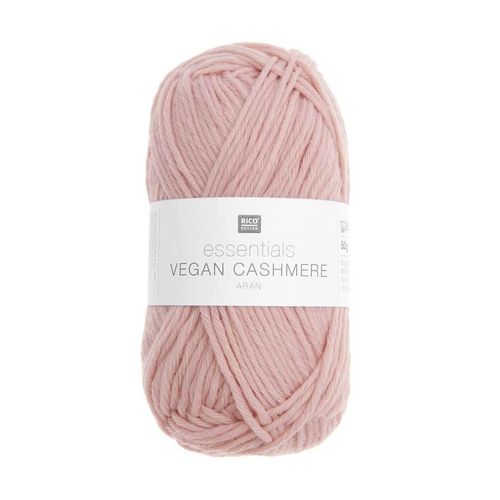 Fil À Tricoter Essentials Vegan Cashmere Aran - Rico Design 03 Vieux Rose