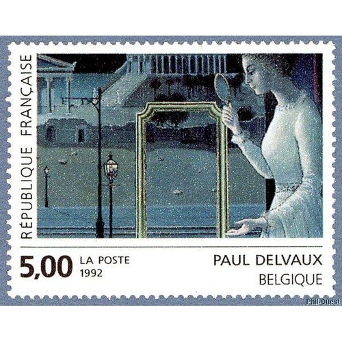 Timbre De 1992 Art Contemporain En Europe Paul Delvaux - Belgique 2781