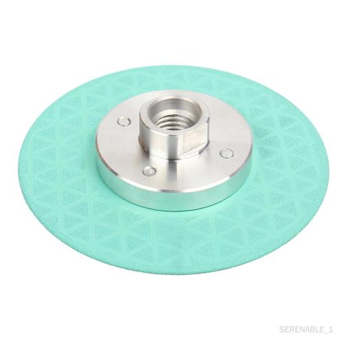 Disque de meulage diamanté brasé sous vide Roue de coupe Coupe Porcelaine Béton Pierre Tampons de ponçage M14 vert amende