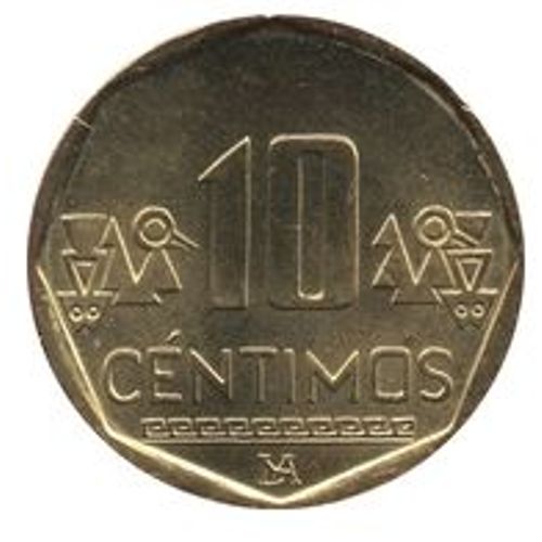 Pièce 10 Céntimos Pérou - 2003