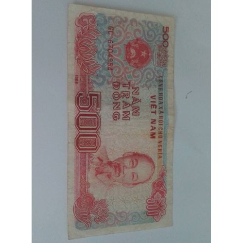 Billet 500 Dong Vietnam 1988