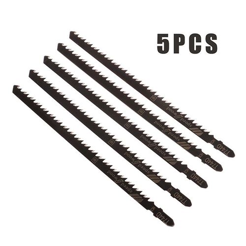 Scie sauteuse longue T744D,coupe très rapide du bois et des produits en bois,outil à main de travail,calcul,180mm,5 pièces #A