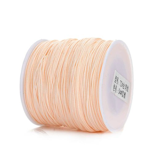 95 M/Rouleau 0.8mm Fil De Nylon Cordon Pour Bricolage Fabrication De Bracelet Collier Accessoires D'artisanat Faits À La Main