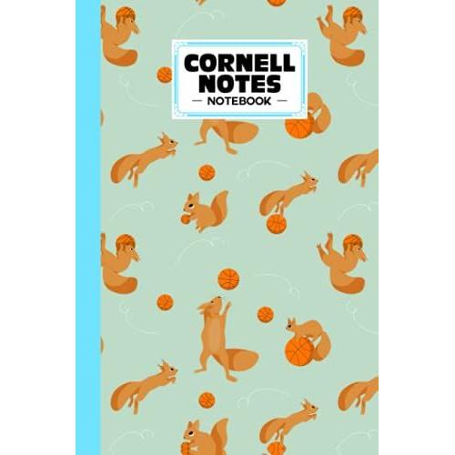 Cornell Notes Notebook: Basketball Cover Cornell Notes Notebook, Cornell Note Paper Notebook, Cornell Paper, Organizing Notes System, Note Taking - 120 Pages, 6" X 9" By Elaine Fellows