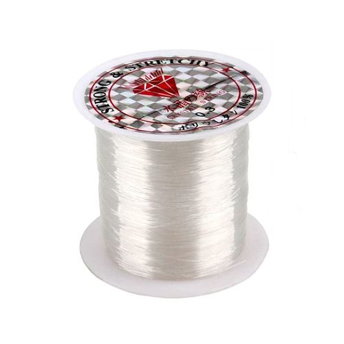 Cordons De Perles En Nylon Cristal Transparent,0.2-0.8mm,1 Rouleau,Pour Bricolage,Bracelets,Bijoux,Fournitures Exécutives