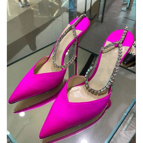 Chaussures Escarpins De Luxe Avec Strass Pour Femmesandales De Stylistetalons Hautssangle De Rinçagechaussures De Ixstyletoilemariagebalété