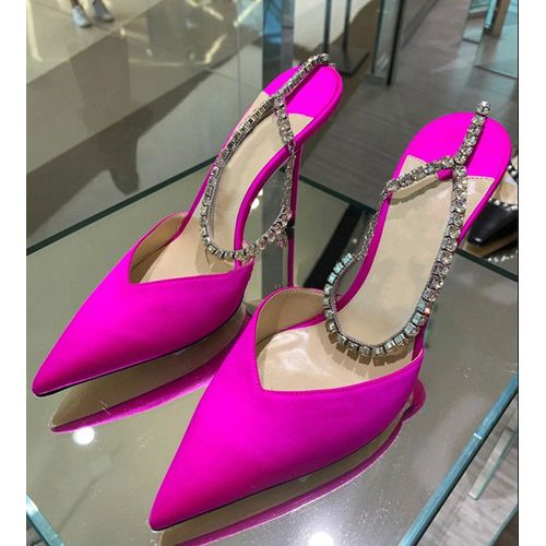 Chaussures Escarpins De Luxe Avec Strass Pour Femmesandales De Stylistetalons Hautssangle De Rinçagechaussures De Ixstyletoilemariagebalété