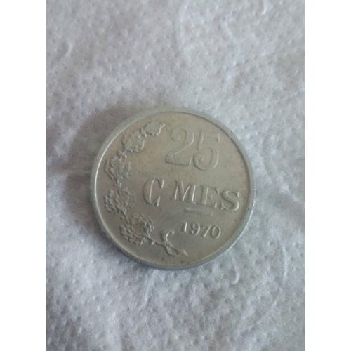 Monnaie 25 Centimes Luxembourg 1970