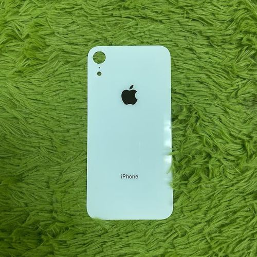 Vitre Arrière Iphone Xr Blanc Avec Logo