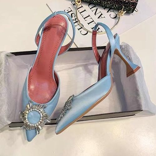 Chaussures Sandales De Fête Gros Tournesol Pour Femmesescarpins Talons Hautschaussures De Créateur Pointueschaussure De Mariage Talons Aiguilles Sexyété