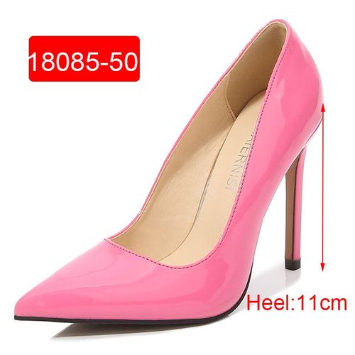 Escarpins À Talons Hauts Pour Femmes,Chaussures À Talons Aiguilles Solides,Modèle Décontracté Ol Style Féerique,Marque Sexy De Haute Qualité,Grande Taille 35-46