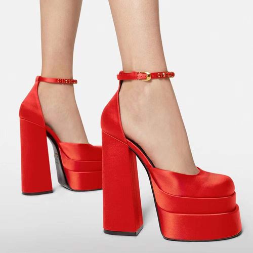 Chaussures Escarpins Rétro Mary Janes Talonspais Pour Femmesnouvelle Modesandales Plateformerobe De Soirée De Mariagechaussures De Basegrande Tailleprintemps