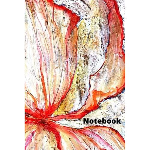 Notebook: "6x9" Lined & Blank Practical Journal Notebook: Abstract, Elegant, Contemporary & Attractive Paper Cover Notebook.