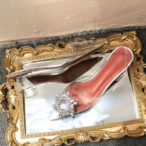 Chaussures Sandales De Fête Gros Tournesol Pour Femmesescarpins Talons Hautschaussures De Créateur Pointueschaussure De Mariage Talons Aiguilles Sexyété