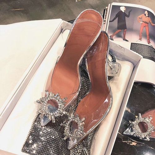 Chaussures Sandales De Fête Gros Tournesol Pour Femmesescarpins Talons Hautschaussures De Créateur Pointueschaussure De Mariage Talons Aiguilles Sexyété